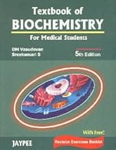 Textbook of Biochemistry for Medical Students with Free Revision Exercises Book by Vasudevan