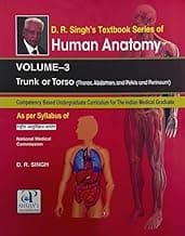D.R.SINGH'S TEXTBOOK SERIES OF HUMAN ANATOMY VOL 3 [THORAX ABDOMEN AND PELVIS AND PERINEUM]