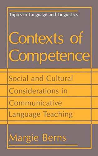 

technical/english-language-and-linguistics/contexts-of-competence-social-and-cultural-considerations-in-communicative-language-teaching-9780306434693