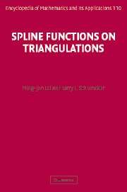 

technical/mathematics/spline-functions-on-triangulations-vol-0-part-0--9780521875929