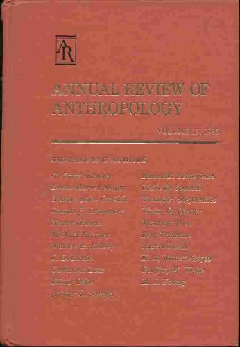 

technical//annual-review-of-anthropology-volume-15-1986--9780824319151