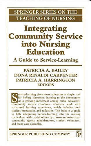 

exclusive-publishers/springer/integrating-community-service-into-nursing-education--9780826111487