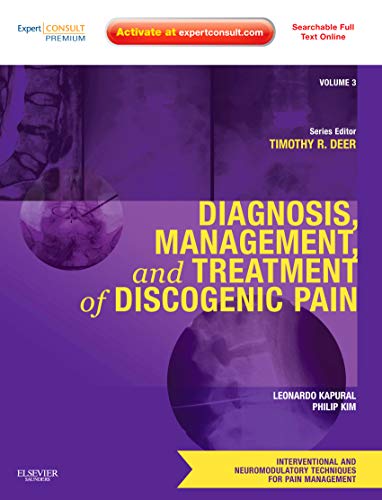 

mbbs/3-year/diagnosis-management-and-treatment-of-discogenic-pain-volume-3-a-volume-in-the-interventional-and-neuromodulatory-techniques-for-pain-management-series-expert-consult-premium-edition----enhanced-online-features-and-print-1e-9781437722185