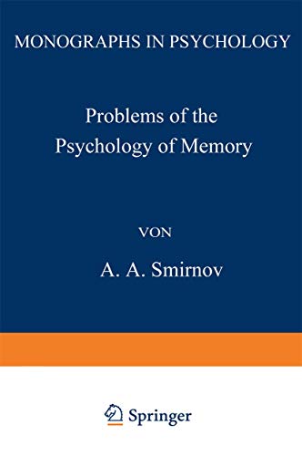 

special-offer/special-offer/problems-of-psychology-of-memory-monographs-in-low-temperature-physics--9780306305740