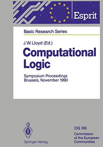 

special-offer/special-offer/computational-logic-symposium-proceedings-brussels-november-13-14-1990-esprit-basic-research-series--9783540534372