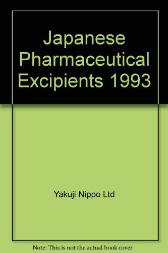 

basic-sciences/pharmacology/japanese-pharmaceutical-excipients-1993--9784840803243