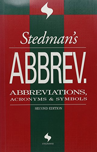 

special-offer/special-offer/stedman-s-abbreviations-acronyms-symbols-2ed--9780683404593