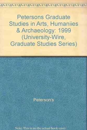 

special-offer/special-offer/petersons-graduate-studies-in-arts-humaniies-archaeology-1999-university-wire-graduate-studies-series--9780768902082