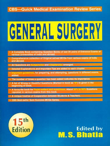 

best-sellers/cbs/general-surgery-cbs-quick-medical-examination-review-series-15ed-pb-2018--9788123918563