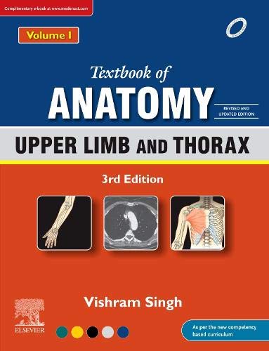 TEXTBOOK OF ANATOMY, VOL-1: UPPER LIMB AND THORAX