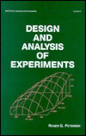 

special-offer/special-offer/design-and-analysis-of-experiments-statistics-textbooks-monographs--9780824773403