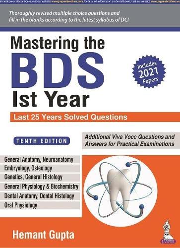 

best-sellers/jaypee-brothers-medical-publishers/mastering-the-bds-ist-year-last-25-years-solved-questions-includes-2021-papers-9789354652240