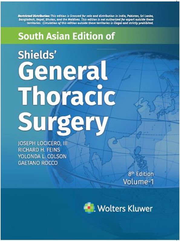 SHIELDS' GENERAL THORACIC SURGERY 2- VOLS 